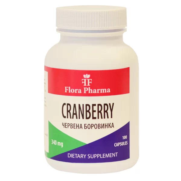 Arándano rojo / Vaccinum vitis idaea / 100 cápsulas de 340 mg - acción beneficiosa para las vías urinarias