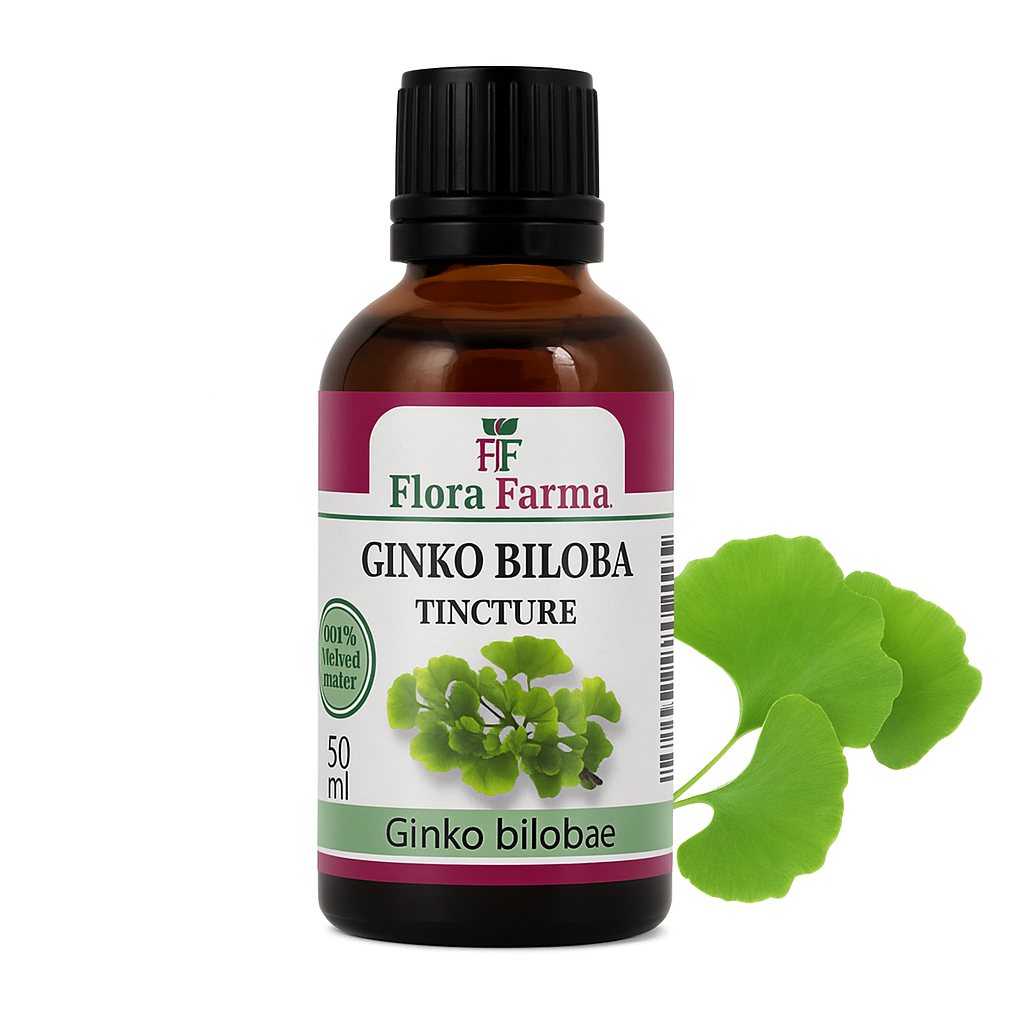 Ginkgo biloba – tintura de 50 ml - para una buena memoria, concentración y circulación