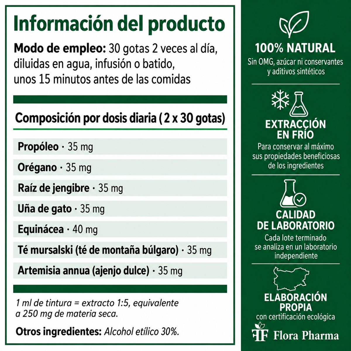 Programa antiviral – tintura de 100 ml