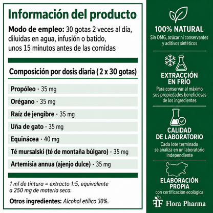 Programa antiviral – tintura de 100 ml