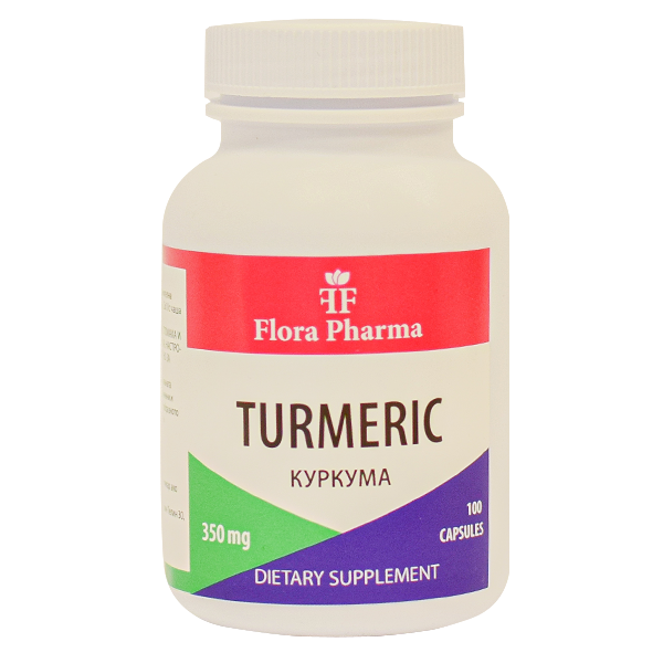 Cúrcuma – complemento alimenticio, 100 cápsulas de 350 mg - para el bienestar estomacal y digestivo