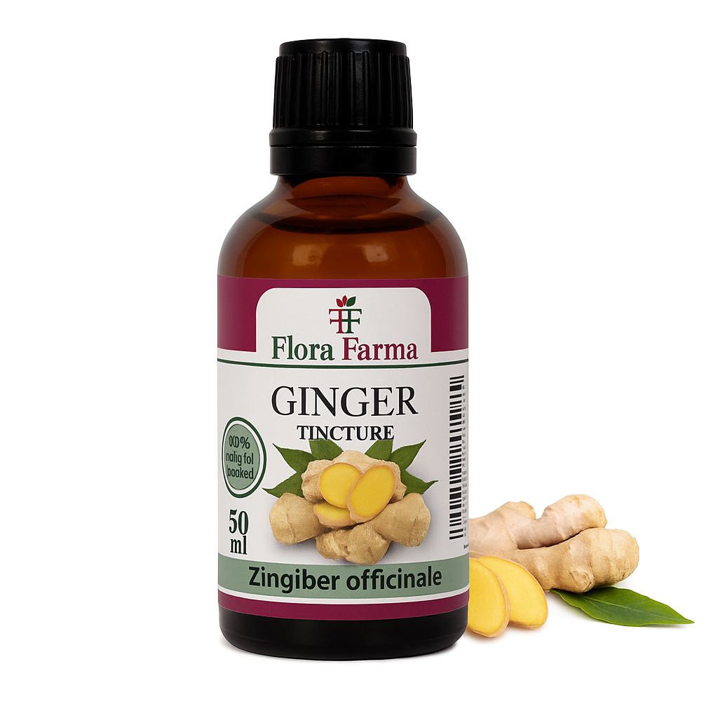Jengibre – tintura de 50 ml - para la energía, las defensas y una buena digestión