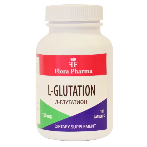 L-GLUTATIÓN – complemento alimenticio, 100 cápsulas de 100 mg - para la depuración, las defensas y una piel radiante