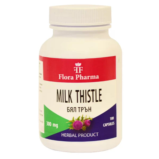 Cardo mariano – producto a base de plantas, 100 cápsulas de 300 mg - detox y cuidado del hígado